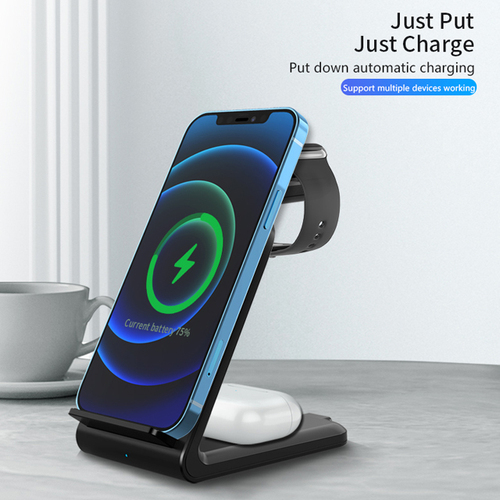 CF4  (3 in 1 wireless charger stand)
